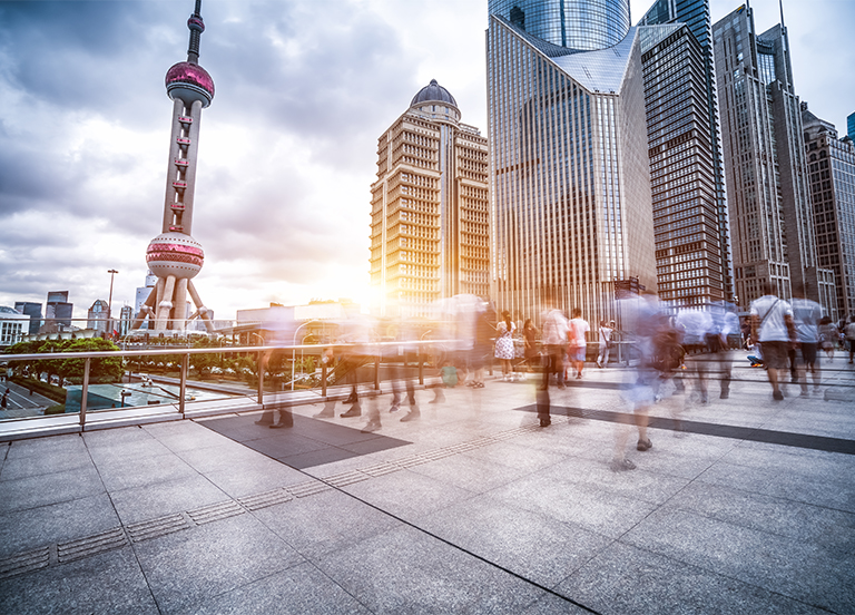 Changes To Expedite Foreigners Work Permit Approvals In Shanghai   Busy Shanghai Streets 